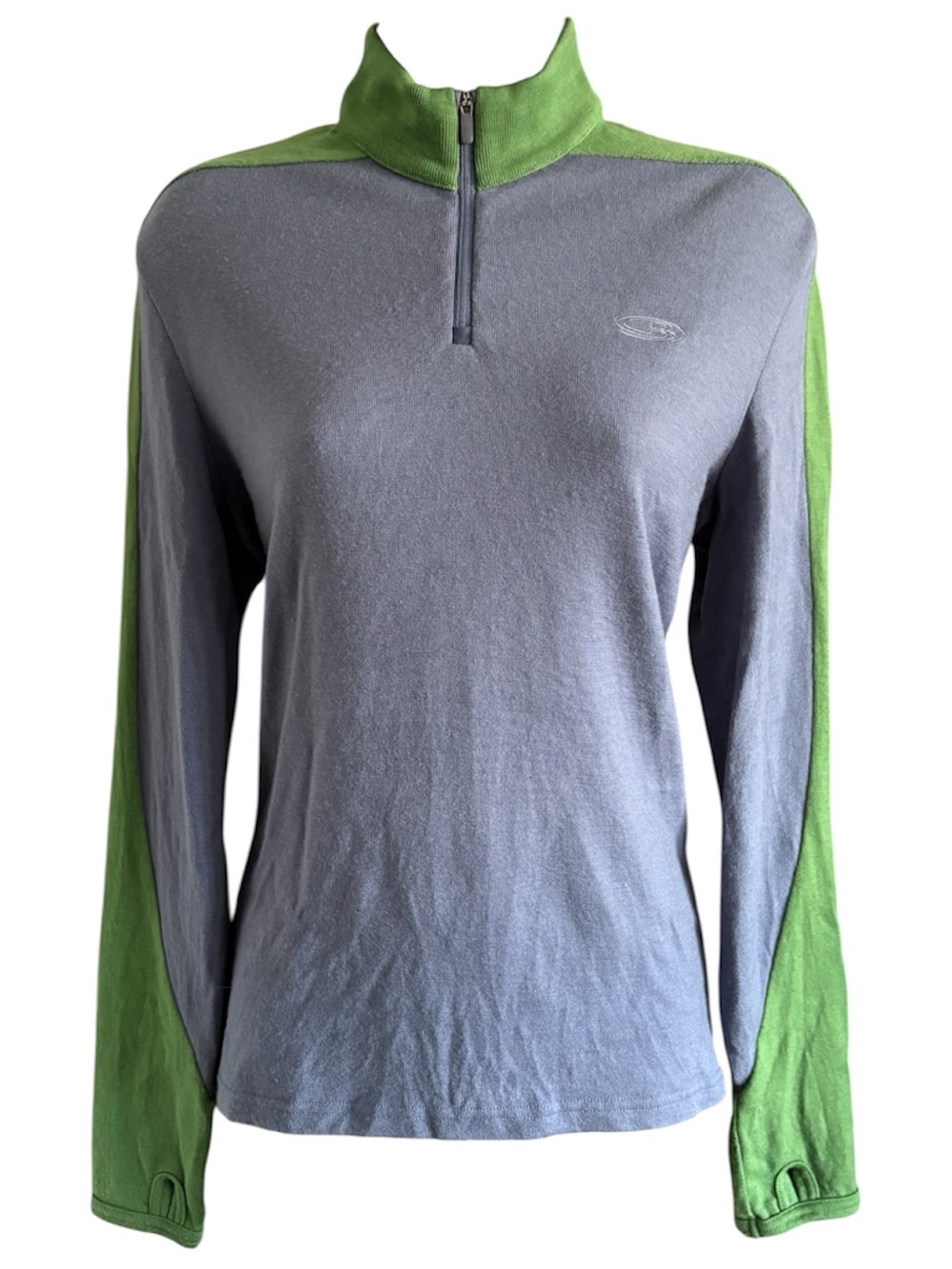 🧊ICEBREAKER Sport 320 Merino Wool 1/4-Zip Knit Performance Sweater Sz WMedium